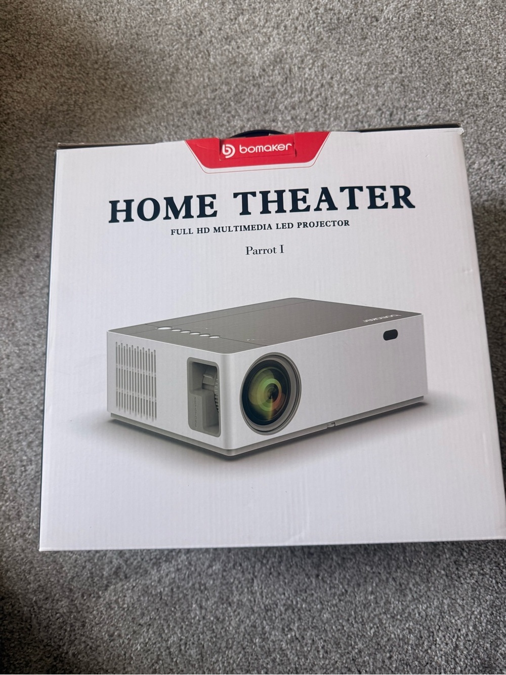 Parrot I White Portable Home Theater Projector
